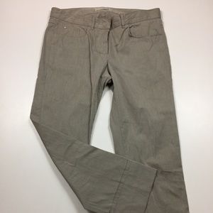 S'MAXMARA Pinstriped Cuffed Hem Pants